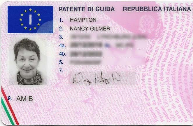 Drivers license…Patente di Guida…after two years, the saga is