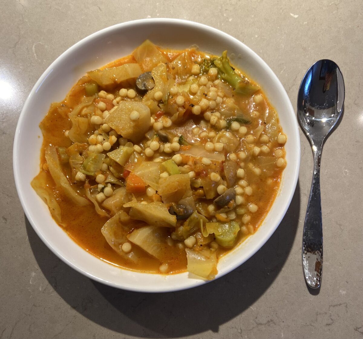Cabbage curry soup Nancy Goes to Italy
